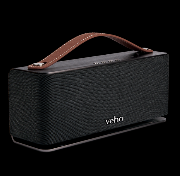 Veho M-Series MR-8 Retro Wireless Speaker and Power Bank - Black - VSS-501-MR8