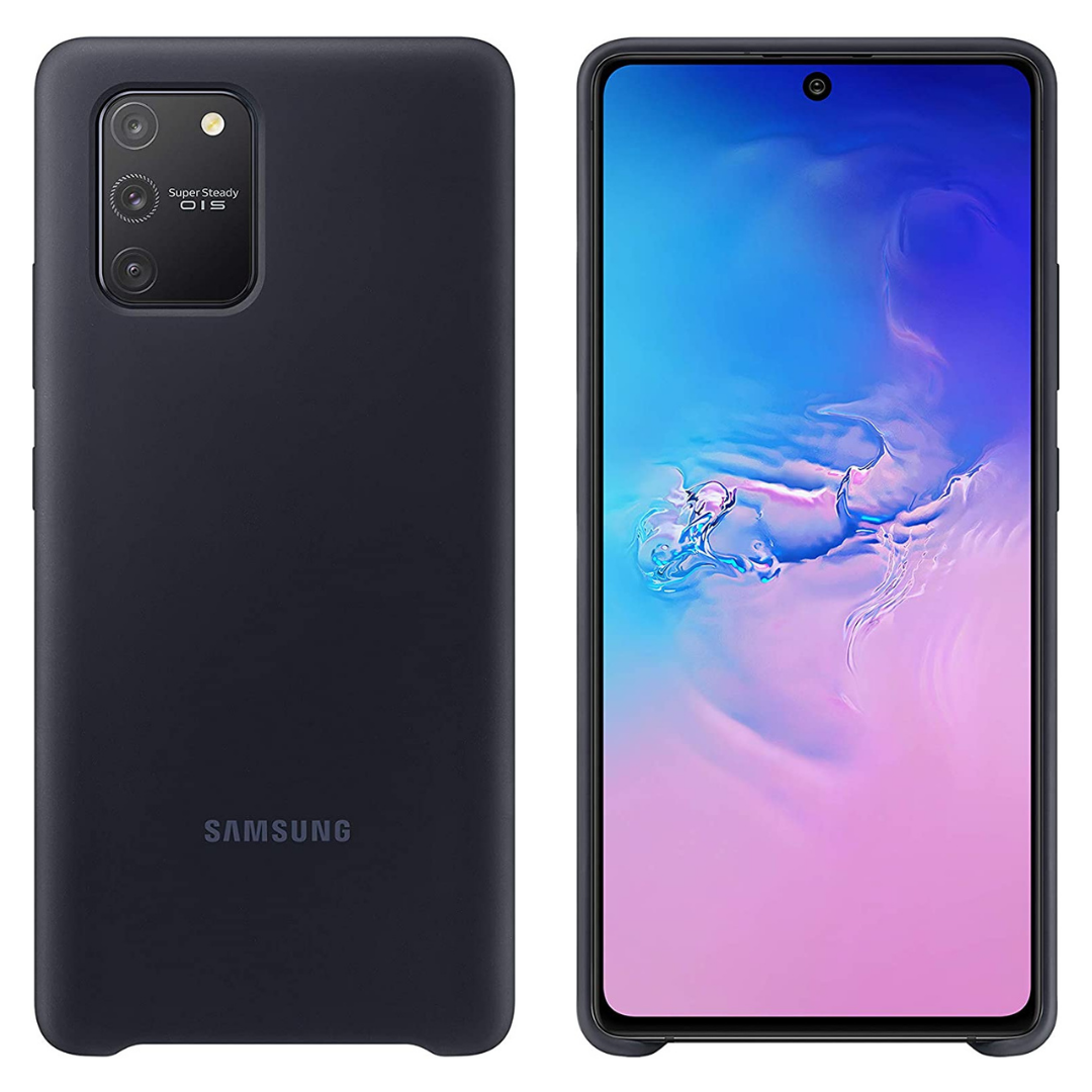 Samsung Silicone Case Cover for Galaxy S10 Lite Black EF-PG770TBEG