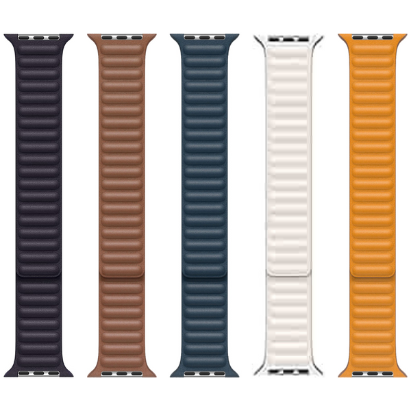 Apple Leather Link Watch Strap | All Case Sizes - 5 Colours