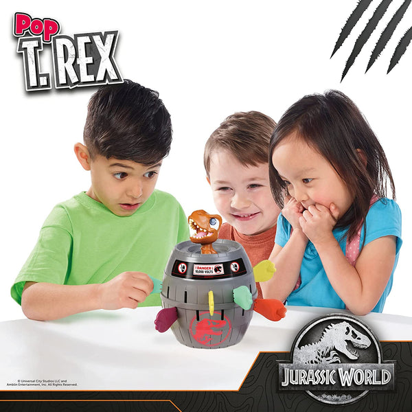 Tomy Jurassic World Pop Up T-Rex for Ages 4+ Suitable for 2 - 4 Players - T72390