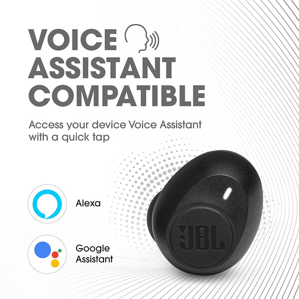 JBL Tune 115TWS In-Ear True Wireless Bluetooth Headphones - Black - JBLT115TWSBLK