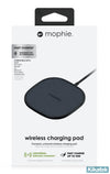 Mophie 10W Qi Wireless Charging Pad for iPhone, AirPods and other Qi-Enabled Devices (UK Adapter) - Black - 409903377
