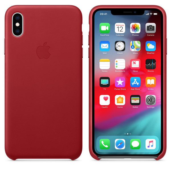Apple Leather Case for Apple iPhone XS Max - PRODUCT Red - MRWQ2ZM/A