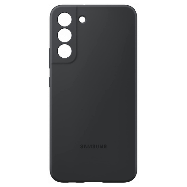 Samsung Silicone Case Cover for Galaxy S22 Plus - Black - EF-PS906TBEGWW