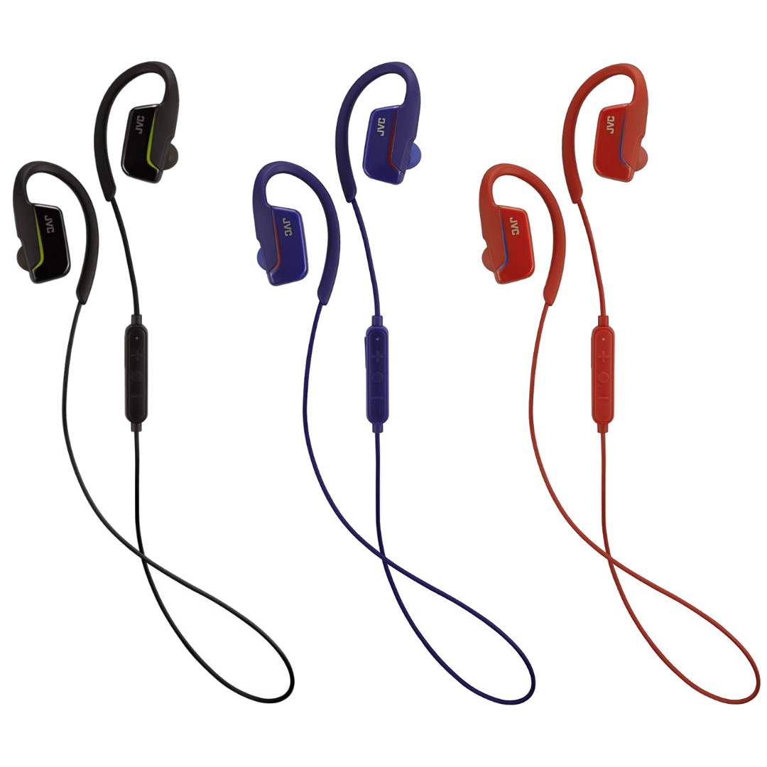 JVC AE Wireless Headphones Sports Bluetooth In Ear Earphones with Over