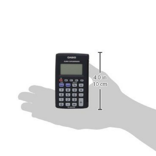 Casio Pocket Calculator with 8-Digit Display & Euro Conversion - HL820VER