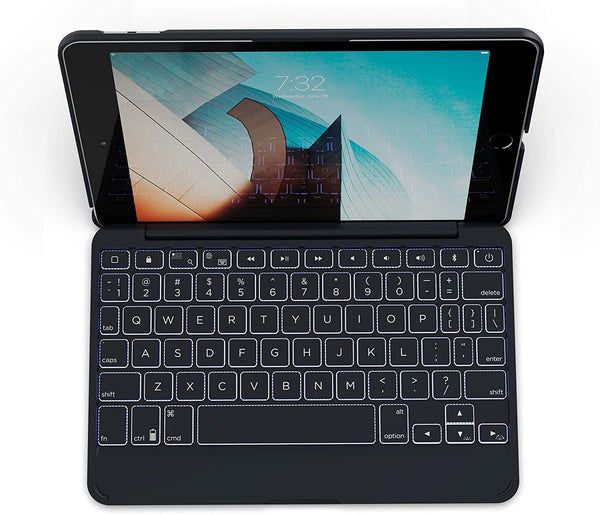 Zagg Folio Bluetooth Tablet Keyboard Non-Backlit for Apple iPad Mini 4/5 (7.9") - Charcoal - 103003159