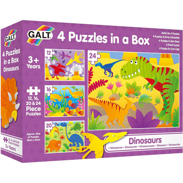 Galt 4 in 1 Dinosaurs Puzzle Box - 1004735