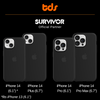 Survivor Strong Series Case for iPhone 14 / 14 Pro / 14 Plus / 14 Pro Max - Black, Clear or Powder Pink