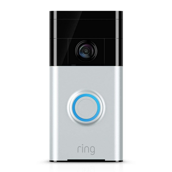 Ring Video DoorBell 2 | 1080p Camera WiFi Motion, Two Way Audio Monitor (2nd Gen) - Satin Nickel