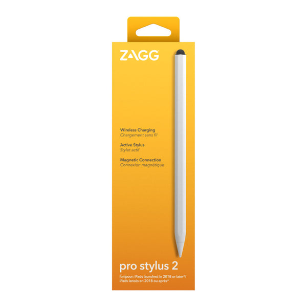 Zagg Pro Stylus 2 Wireless Charging Active Stylus - White - 109912135