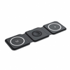 Groov-e Triton 3-in-1 Foldable Wireless Charging Station - Black - GVWC10BK