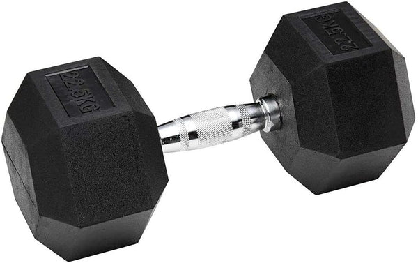 Hex Dumbbells at Home Weights for Strength Training | Iron, Rubber, Non-Slip