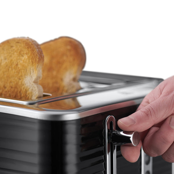 Russell Hobbs Inspire 4 Slice Toaster - Black - 24381