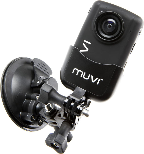 Veho Short Based Universal Suction Mount for MUVI HD with Two MUVI HD holders - VCC-A020-USM
