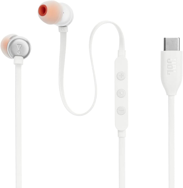 JBL Tune 310C Wired In-Ear Headphones with Microphone and USB-C Port