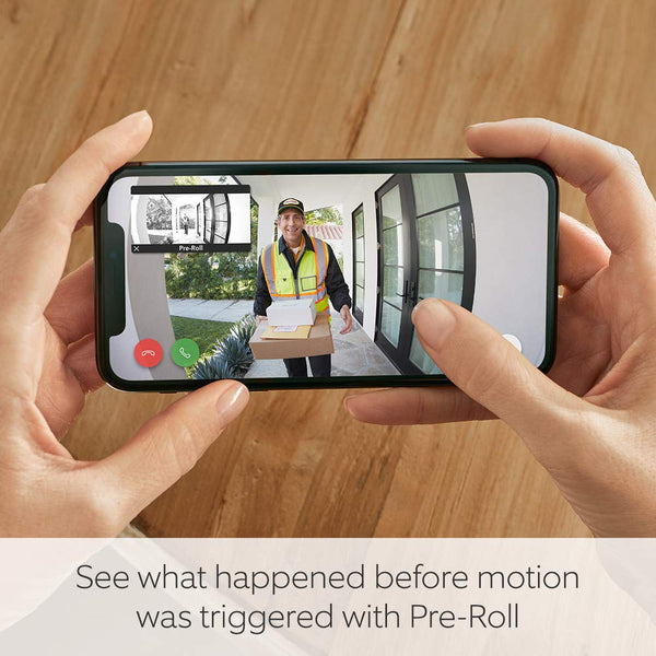 Ring Video Doorbell 3 PLUS | 1080p HD Video, Advanced Motion Detection & Pre-Roll Feature - Satin Nickel - B07W7W776T [PLUS]