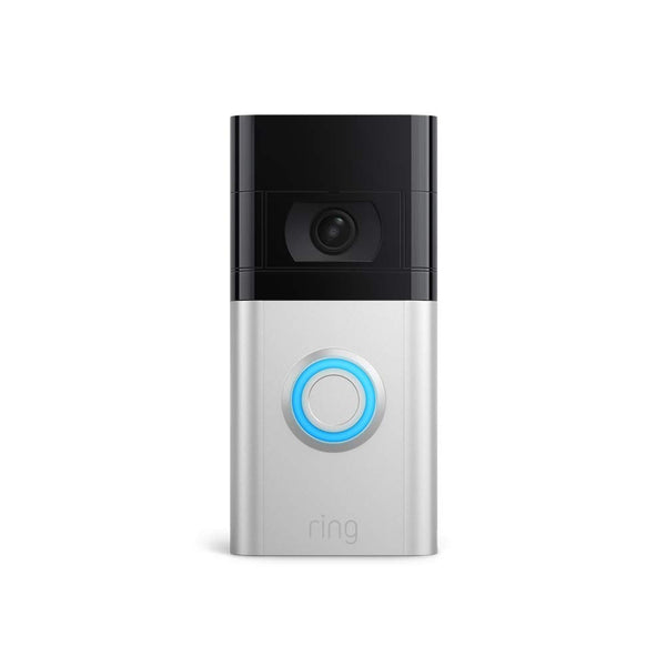 Ring Video Doorbell 4 | Wireless Video Doorbell Camera with WiFi 1080p HD Video with Two-Way Talk - Satin Nickel - B08NXYGXF4