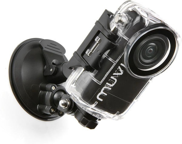 Veho Short Based Universal Suction Mount for MUVI HD with Two MUVI HD holders - VCC-A020-USM