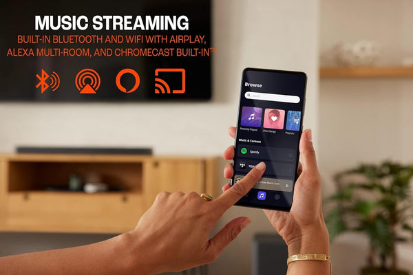 JBL Bar 500 Speaker 5.1 Channel 590 W Surround Sound Home Entertainment Bar with Subwoofer - Black