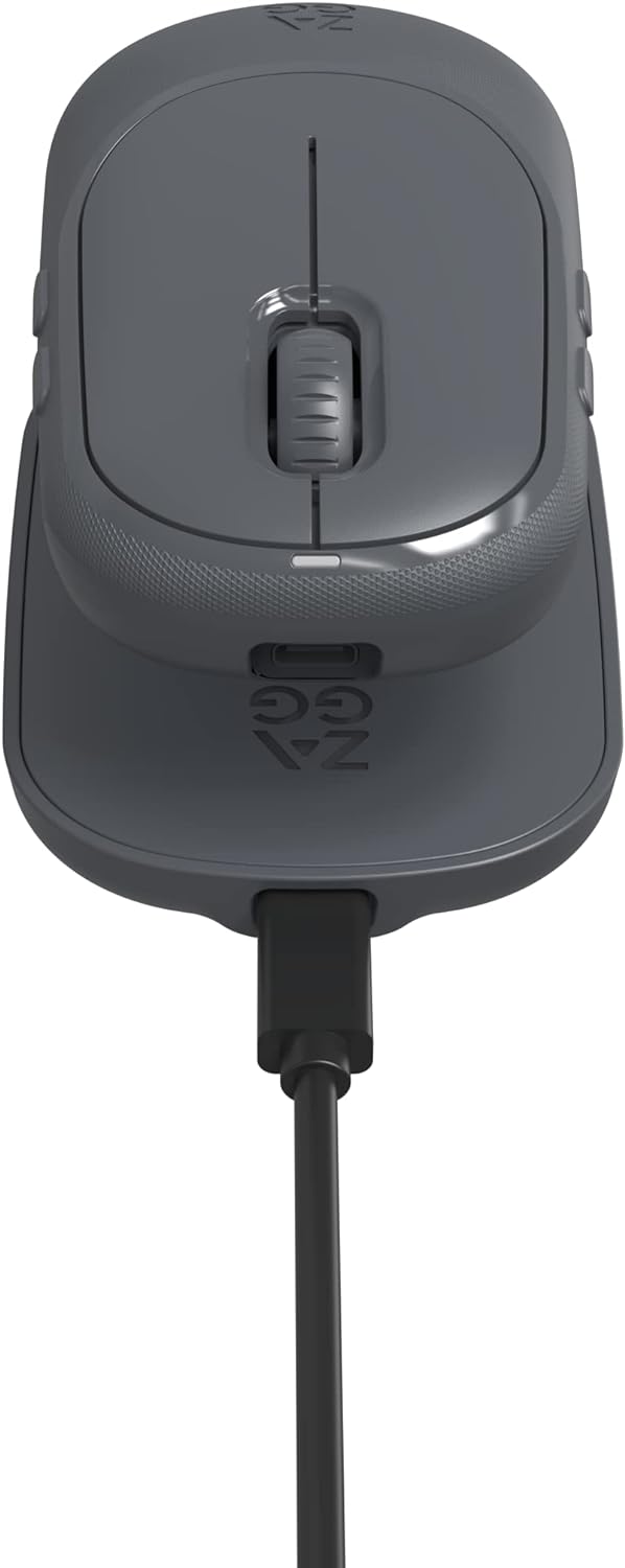 Zagg Pro mouse Wireless Mouse & Wireless Charge Pad - Charcoal - 109910230