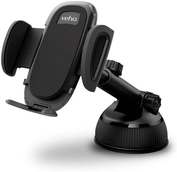 Veho TA-9 Universal In-Car Smartphone Holder Mount | Suction & Air Vent | 360° Rotation - VAA-015-TA9