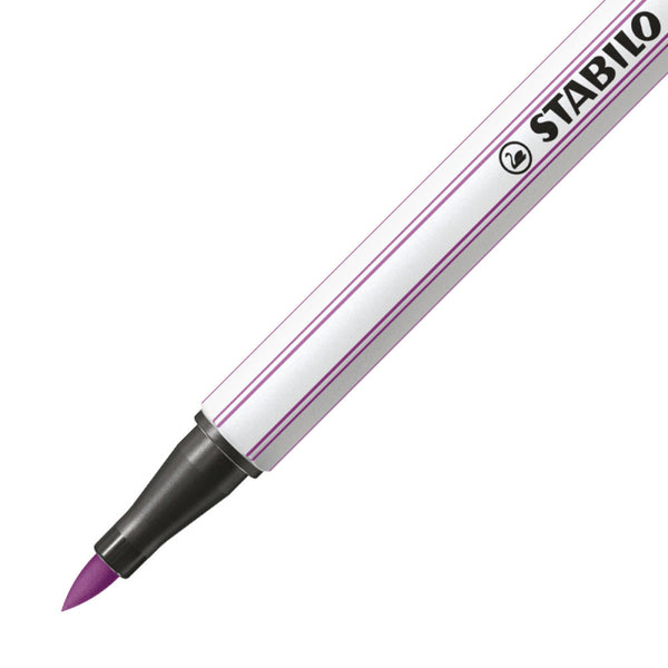 Stabilo Arty Pen 68 Brush Premium Fibre-Tip Pen with Brush Tip 10pk - 568/10-21-20