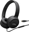 JBL Tune 520C USB-C Comfort Fit Wired On Ear Headphones with USB-C Connection