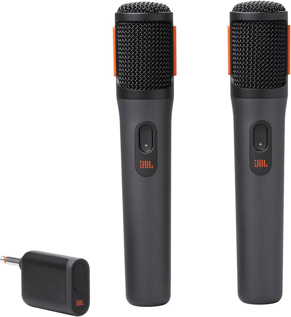 JBL PartyBox Digital Wireless Microphones for PartyBox Speakers with Wireless Dongle - Black