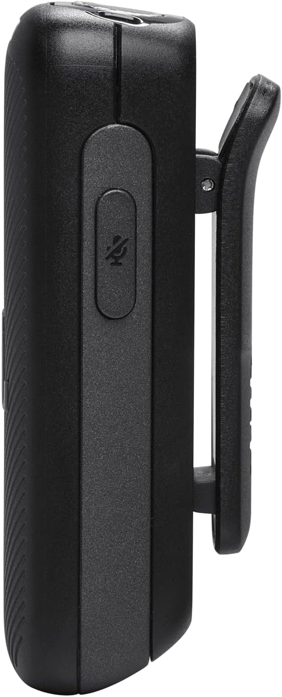 JBL Quantum Stream Wireless Wearable Streaming Microphone with Lightning Dongle for Apple Devices, 24 Hours of Recording Time - Black