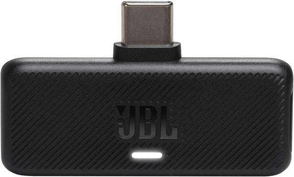 JBL Quantum Stream Wireless Wearable Streaming Microphone with USB-C Connection, 24 Hours of Recording Time - Black