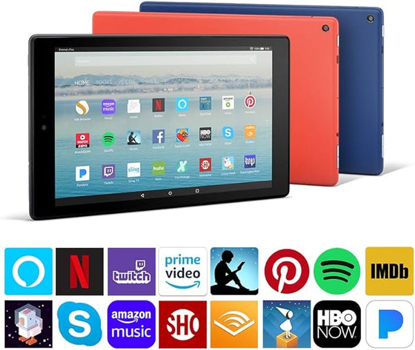 Amazon Fire HD 10 Tablet With Alexa 1080p Full HD 32GB WiFi with Ads (Refurbished)
