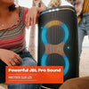 JBL Partybox Club 120 Portable Bluetooth Party Speaker | Handle, Splashproof, Lights, 18h Playtime - Black