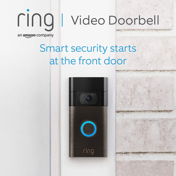 Ring Video Doorbell 720P Camera WiFi Motion, Two Way Audio Monitor 1st Gen - 3 Colours (Grade A: Return)