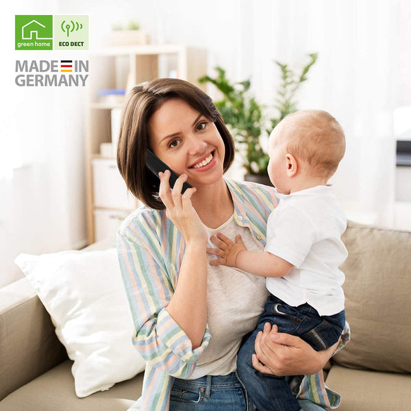 Gigaset C190A Premium Cordless Home Phone with Answer Machine and Call Block - Single, Duo & Trio