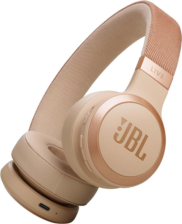 JBL Live 670NC Wireless On-Ear Headphones with Noise Cancelling Technology