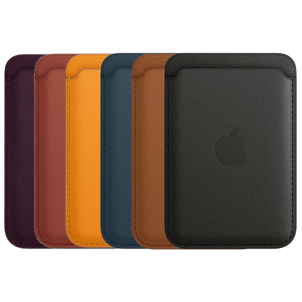 Apple Leather Wallet Accessory with MagSafe for iPhone 14 / 13 / 12 series (1st Gen - without FindMy)