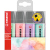Stabilo Original Pastel Highlighter 4 / 6 Pack- Assorted Colours