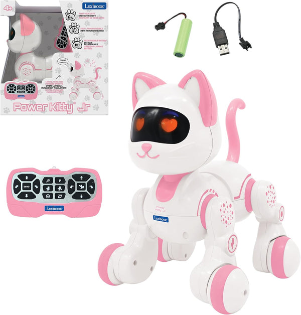 Lexibook Power Kitty Junior Programmable Smart Robot Cat With Remote Control - KIT01