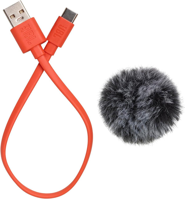 JBL Quantum Stream Wireless Wearable Streaming Microphone with USB-C Connection, 24 Hours of Recording Time - Black