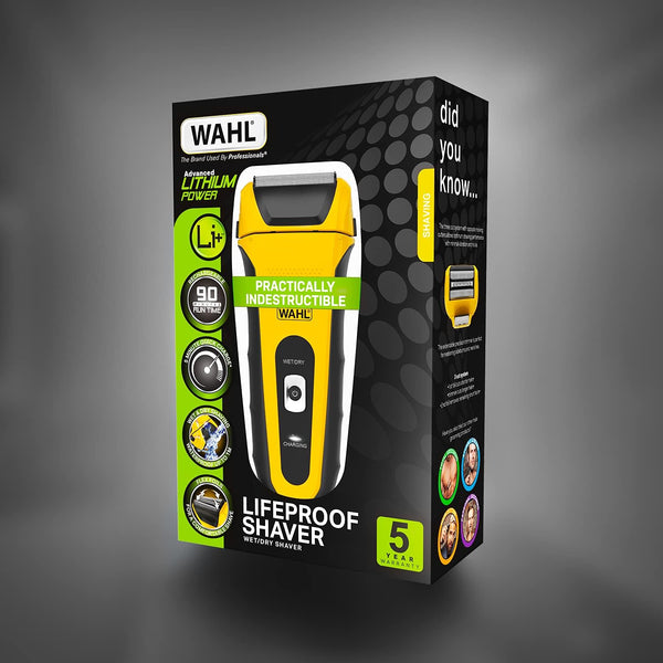 Wahl Lifeproof Cordless Wet/Dry Electric Rechargeable Shaver - 7061-117