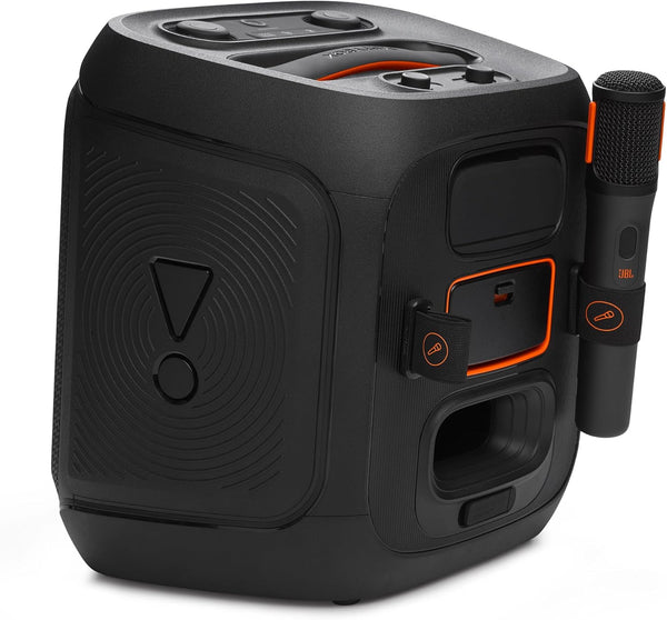 JBL Partybox Encore 2, Wireless Bluetooth Party Speaker with Wireless Mic, 15h Playtime, IPX4 - Black