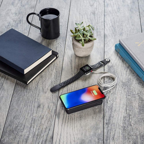 Mophie Powerstation Wireless XL 10,000mAh Power Bank with Lightning Input - Black - 4011102118