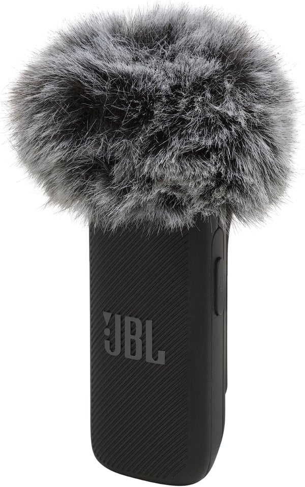 JBL Quantum Stream Wireless Wearable Streaming Microphone with USB-C Connection, 24 Hours of Recording Time - Black