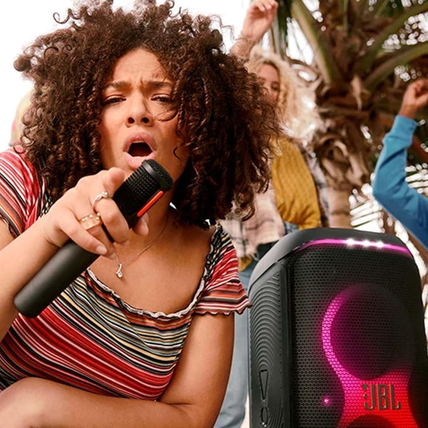 JBL PartyBox Digital Wireless Microphones for PartyBox Speakers with Wireless Dongle - Black