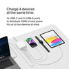 Belkin 108W GaN USB Fast Charging Station for Multiple Devices | 2 USB-C, 2 USB-A Ports - White