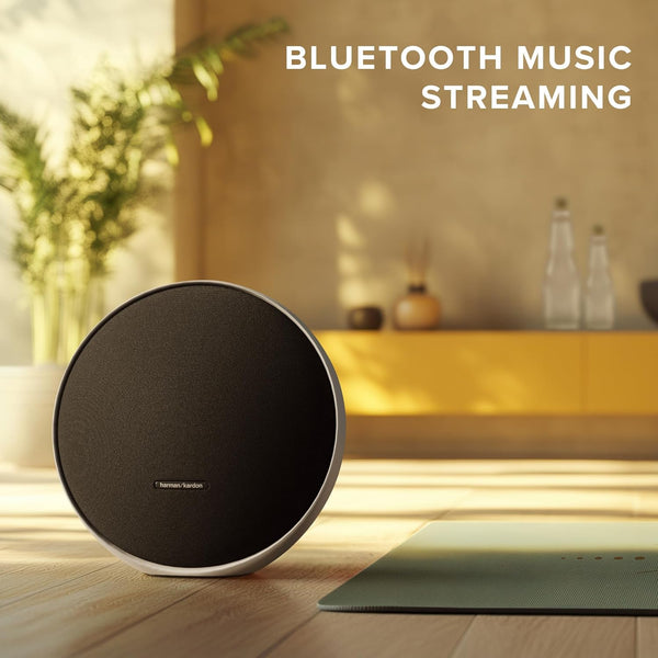 Harman Kardon Onyx Studio 9, Portable Home Bluetooth Speaker with Auracast Multi-Speaker Connection - Grey