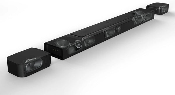 JBL Bar 800 Surround Soundbar 720W with Wireless Subwoofer and 2 x Detachable Wireless Surround Speakers - Black