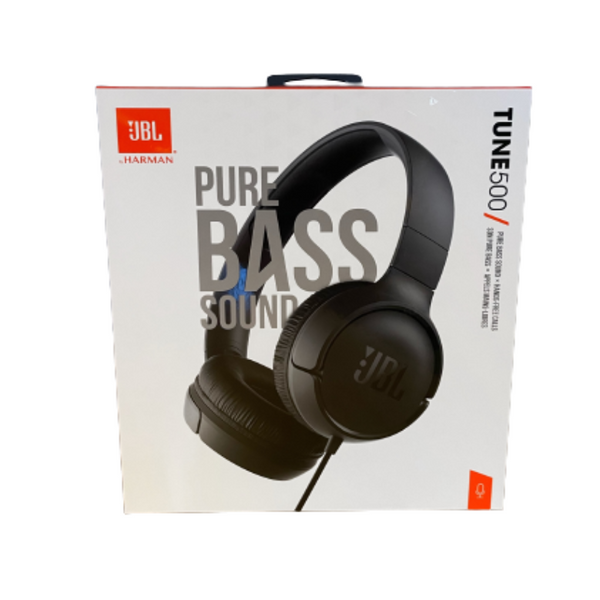 JBL Tune 500 Wired On-Ear Lightweight Headphones with Microphone