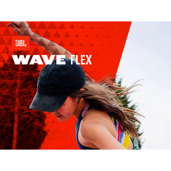 JBL Wave Flex In-Ear Wireless Earphones with IP54 and IPX2 Waterproofing